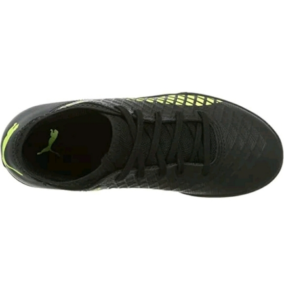 Puma Boys Future 18.4 IT Jr Gym Soccer Shoes  Color Black/Fizzy Yellow/A… - Picture 2 of 6